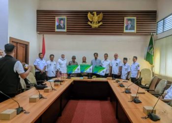 Pemkab Ciamis Terima Penyerahan Simbolis Bantuan Perlindungan BPJS Tenaga Kerja bagi 25.081 Pekerja Rentan