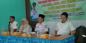 DPMD Kabupaten Bandung Gelar Monev Bantuan Keuangan Desa di Kecamatan Pacet