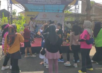 Gebyar Senam Warnai Gelar Potensi dan UMKM Karang Taruna Kecamatan Ciamis, Ajak Warga Isi Libur Akhir Tahun Secara Sehat