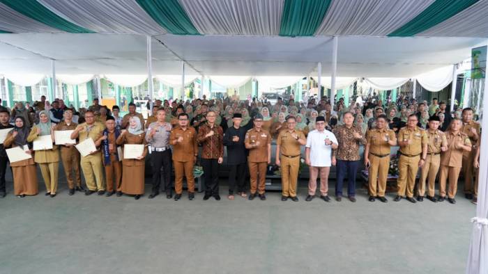 Bupati Berharap Deklarasi Moral Kepala Sekolah Menuju Indonesia Emas 2045 Bukan Sekedar Kata-kata