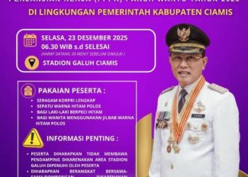 Pemkab Ciamis Akan Serahkan SK PPPK Paruh Waktu, Ribuan Peserta Diimbau Patuhi Ketentuan Pelaksanaan