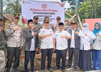 Gerai KDMP Desa Rahayu Mulai Dibangun di Tanah Carik Eksisting Kantor Desa Rahayu