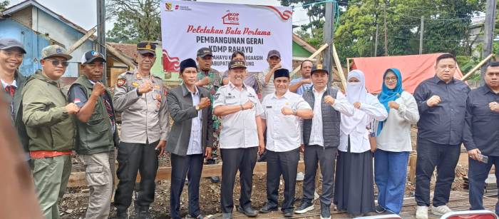 Gerai KDMP Desa Rahayu Mulai Dibangun di Tanah Carik Eksisting Kantor Desa Rahayu