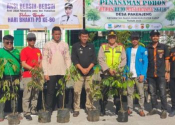 Semangat Gotong Royong Warnai Peringatan Hari Bakti PU ke-80 di Kecamatan Pamulihan