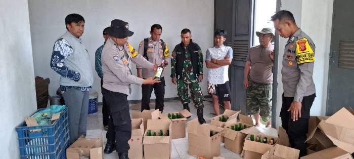 Patroli KRYD dan Operasi Pekat, Polsek Pasirwangi Sita Ratusan Butir Obat Terlarang dan Miras