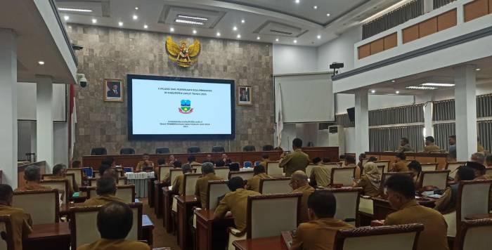 Komisi I DPRD Garut Gelar Raker 22 Calon Desa Baru