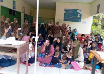 Berjalan Efektif di Banjaranyar, PELITA HATI Disdukcapil Ciamis Disambut Antusias Warga Posyandu