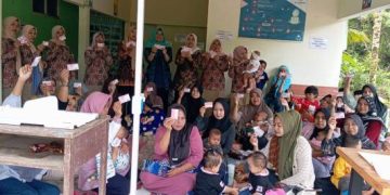 Berjalan Efektif di Banjaranyar, PELITA HATI Disdukcapil Ciamis Disambut Antusias Warga Posyandu