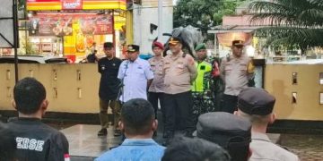Polsek Pagaden Giat Apel  Gabungan Pengamanan Tahun Baru 2026