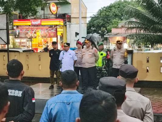 Polsek Pagaden Giat Apel Gabungan Pengamanan Tahun Baru 2026