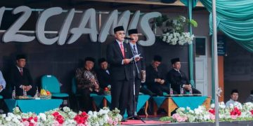 Kerukunan Jadi Fondasi Bangsa, Bupati Ciamis Pimpin Upacara HAB ke-80 Kemenag