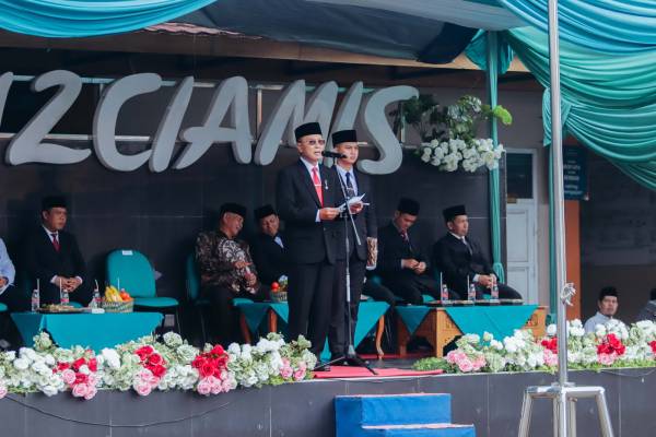 Kerukunan Jadi Fondasi Bangsa, Bupati Ciamis Pimpin Upacara HAB ke-80 Kemenag
