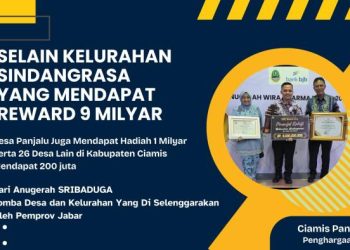 27 Desa dan Kelurahan Ciamis Dapatkan Stimulus Anugerah Sri Baduga 2025, PPDI Apresiasi dengan Catatan Kritis