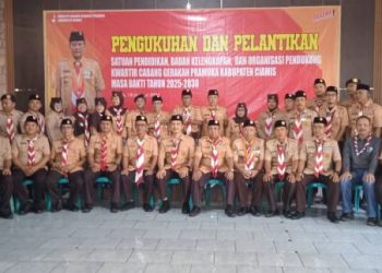 Perkuat Tata Kelola dan Arah Pembinaan, Kwarcab Pramuka Ciamis Kukuhkan Satuan Pendidikan dan Organisasi Pendukung Masa Bakti 2025–2030