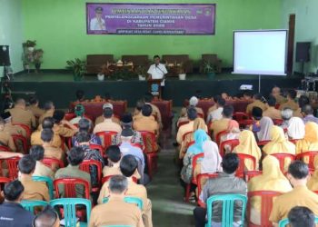 Bupati Ciamis Beri Pembinaan Desa di Panawangan, Ingatkan Aparatur Taat Aturan di Tengah Keterbatasan Anggaran