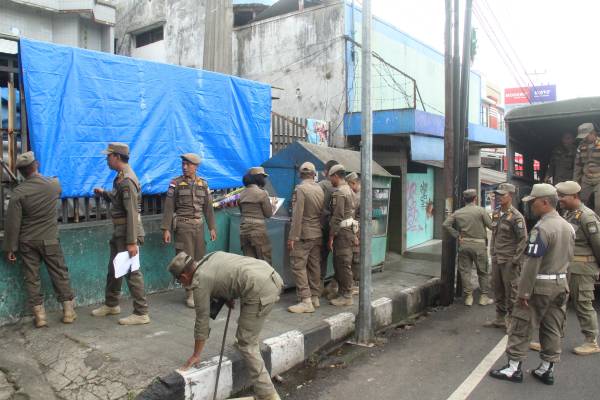 Satpol PP Ciamis Tertibkan Trotoar dan Bahu Jalan, Fokus 11 Titik Rawan di Perkotaan