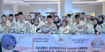 Kapolda Jabar Pimpin Langsung Pelepasan Jamaah Umrah Masjid Al-Amman