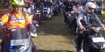 Launching Gate Parkir Taman Lokasana Meriah, Jadi Titik Start Touring SKPD dan Komunitas 
