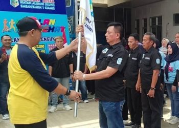 Encu Saputra Terpilih Menjadi Ketua Umum ILUNI SMKN 1 Ciamis, Pelantikan Dimeriahkan Jalan Santai Bersama Masyarakat