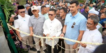 Sempat Viral Karena Ambruk  Jembatan Cijeruk  Diresmikan Bupati Bandung Kini  dengan Nama Jembatan Hijau