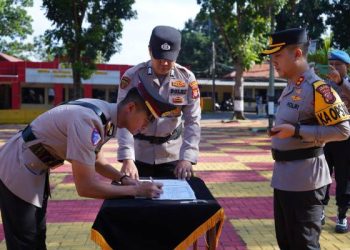 Polres Purwakarta Gelar Sertijab Kasat Lantas