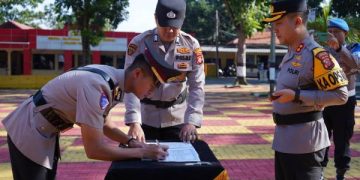 Polres Purwakarta Gelar Sertijab Kasat Lantas