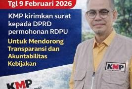 KMP Laporkan Kepada Masyarakat Perkembangan Dugaan Kasus DBHP