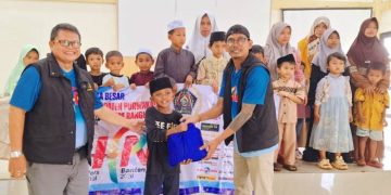 Kegiatan Bansos HPN 2026 PWI Purwakarta  menyasar puluhan anak yatim piatu yang berdomisili di wilayah Desa Cimahi