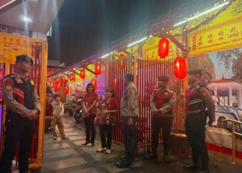 Personel Polres Garut Intensif Laksanakan Patroli Pengamanan Imlek