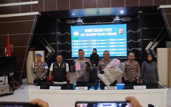 Polres Subang Ungkap  Ibu bunuh anak kandung