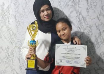Khadziya Raih Juara 1 Tunggal Anak Putri Pasanggiri Pencak Silat Jawara Wibawa Sajati 2 Darma Saputra se Jawa Barat