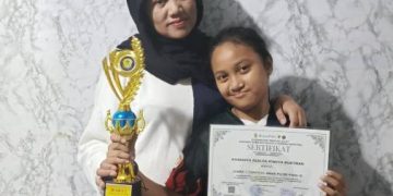 Khadziya Raih Juara 1 Tunggal Anak Putri Pasanggiri Pencak Silat Jawara Wibawa Sajati 2 Darma Saputra se Jawa Barat