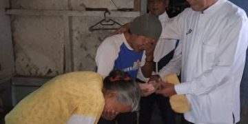 Bantuan Rutilahu Bupati Ciamis Terus Berlanjut Hingga Eks Kewadanan Kawali