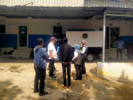 Pengawasan Pengolahan Limbah DLH Purwakarta Verifikasi Lapangan IPAL 10 SPPG Kecamatan BBC