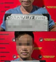 Satres Narkoba Polres Garut Ringkus Dua Pengedar Sabu, Puluhan Paket Siap Edar Berhasil Digagalkan