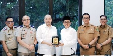 Kakan ATR/BPN Kabupaten Bandung Dampingi  Bupati Audensi untuk Perkuat Komitmen Percepatan Sertifikasi Aset Daerah