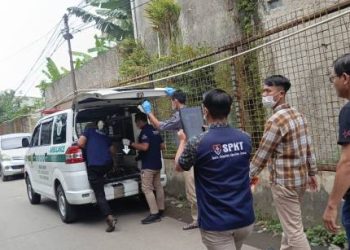 Mayat Bayi Dalam Dus Ditemukan Warga  di Sungai di Sayati Hilir Desa Sayati Margahayu