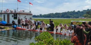 KTNA Tebar 50 Ribu Bibit Ikan di Jatiluhur