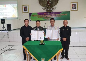 TMMD ke-126 Resmi Ditutup, Pemkab Ciamis Terima Hasil Pembangunan Desa Sukamulya