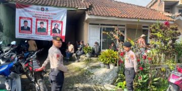 Polres Garut Bersama Polsek Leles Laksanakan Pengamanan di Pilkades PAW Desa Dano