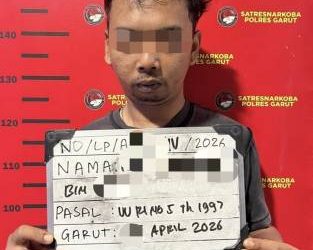 Lag Lagi Seorang Pria Yang Diduga Pengedar Obat Terlarang Diringkus Satres Narkoba Polres Garut