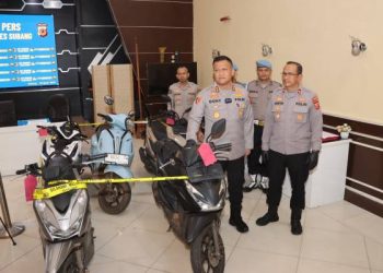 Buruan Polisi! Komplotan Curanmor Purwadadi Tumbang, 3 Pelaku Tak Berkutik di Tangan Polres Subang