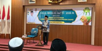 Halal Bihalal Jadi Momentum Bupati Ciamis Tegaskan Efisiensi Anggaran di Tengah Defisit APBD