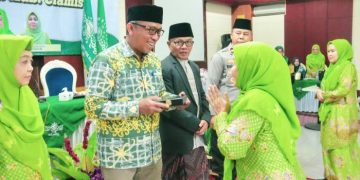 Sekda Ciamis Tegaskan Peran Perempuan di Pelantikan Muslimat NU