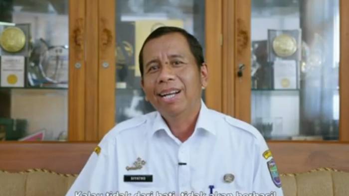 Foto : Kepala DPRKPLH Ciamis, Giyatno