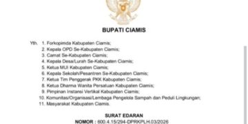 Bupati Ciamis Keluarkan SE ASRI, Warga Diajak Aktif Kelola dan Jaga Lingkungan