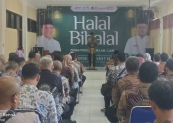 Pesan Bupati Herdiat di Halalbihalal Dinkes: Utamakan Pengabdian dan Pelayanan