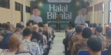 Pesan Bupati Herdiat di Halalbihalal Dinkes: Utamakan Pengabdian dan Pelayanan