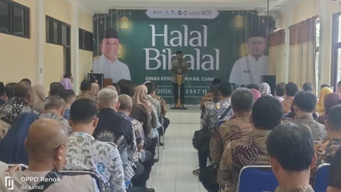 Pesan Bupati Herdiat di Halalbihalal Dinkes: Utamakan Pengabdian dan Pelayanan