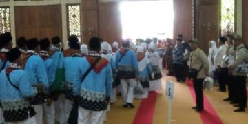 445 Jemaah Haji Purwakarta Kloter Pertama Resmi Dilepas Di Masjid Tajuk gede
